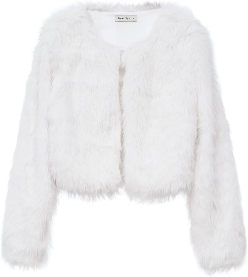 Women's Faux Fur Cropped Coat