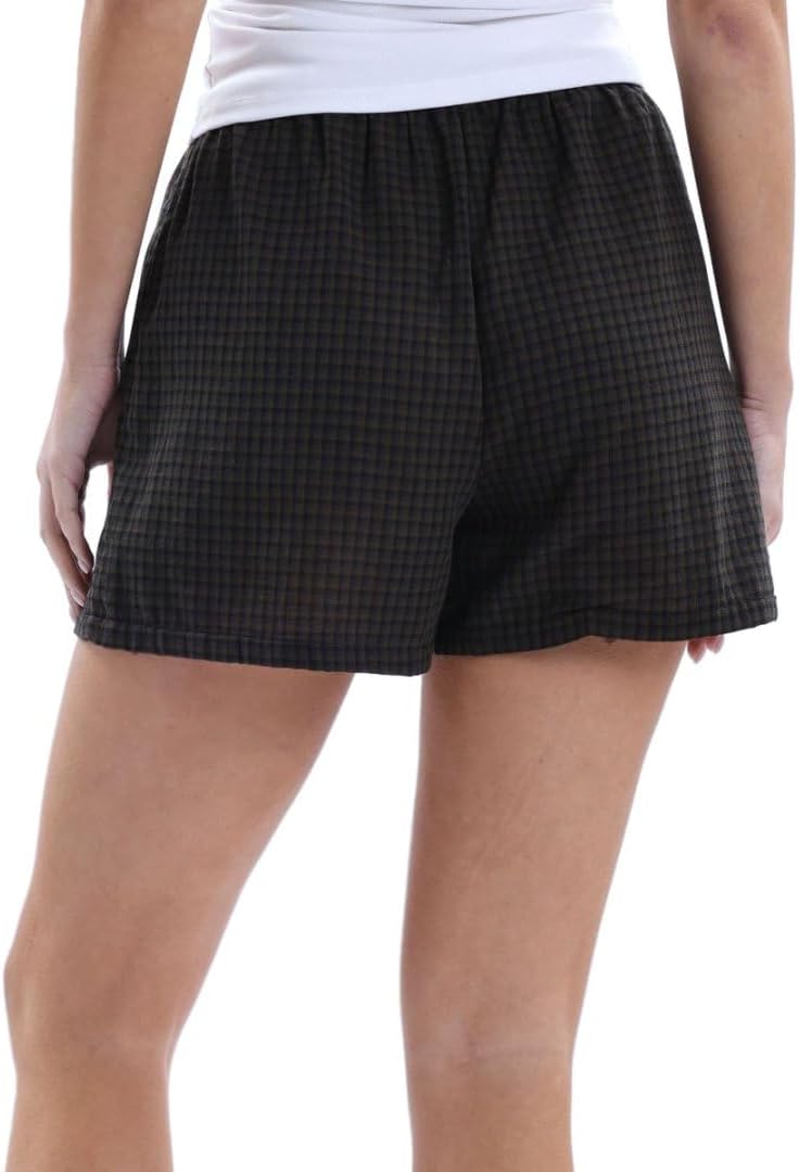 Women's Cotton Gauze Pajama Lounge Shorts