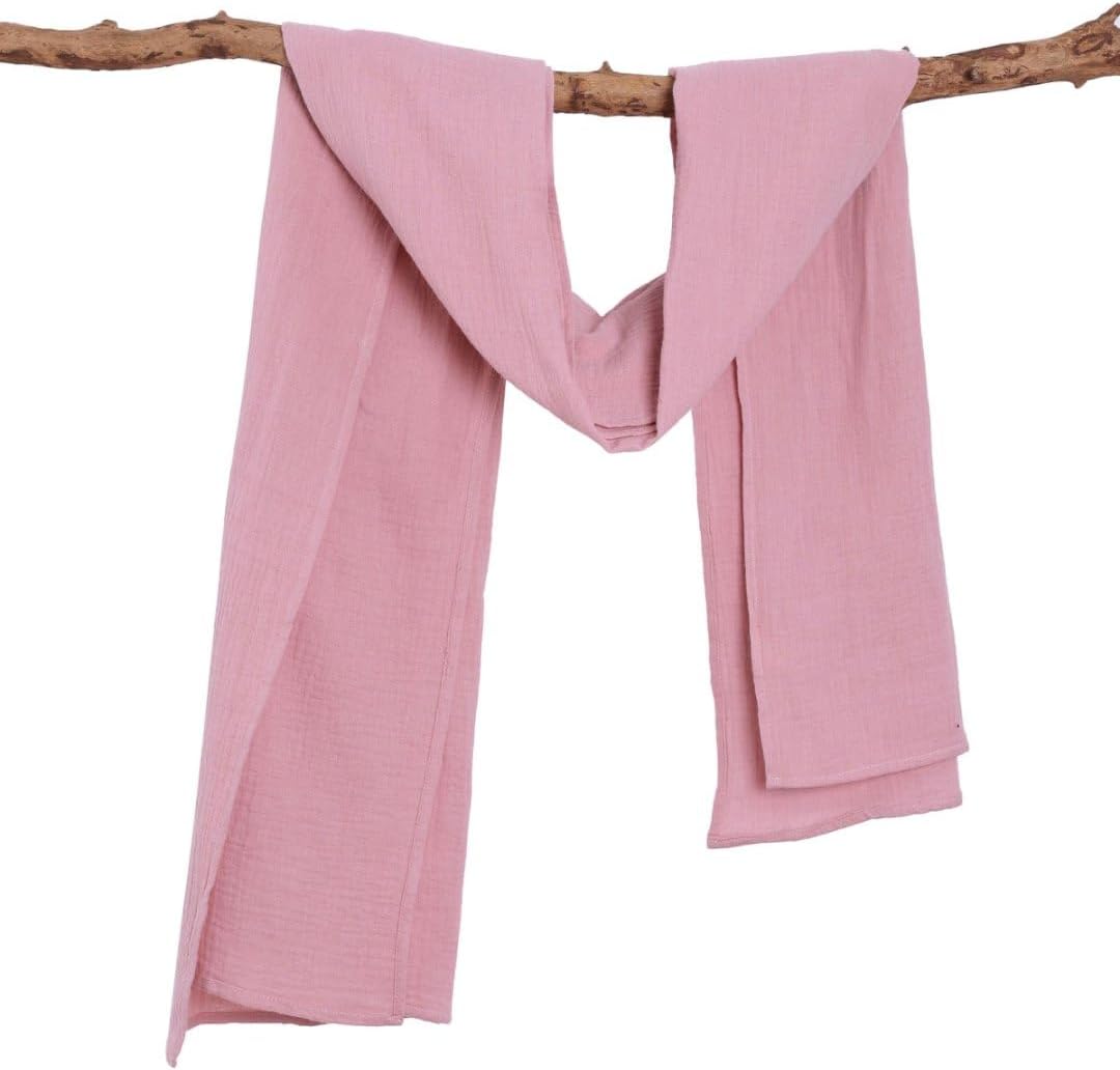 Women's Cotton Gauze Large Scarf Wraps Long Scarves Shawl 70'' x 24'' (L x W)