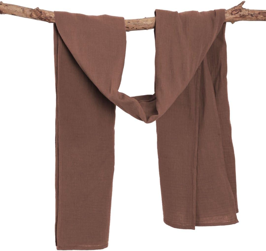 Women's Cotton Gauze Large Scarf Wraps Long Scarves Shawl 70'' x 24'' (L x W)