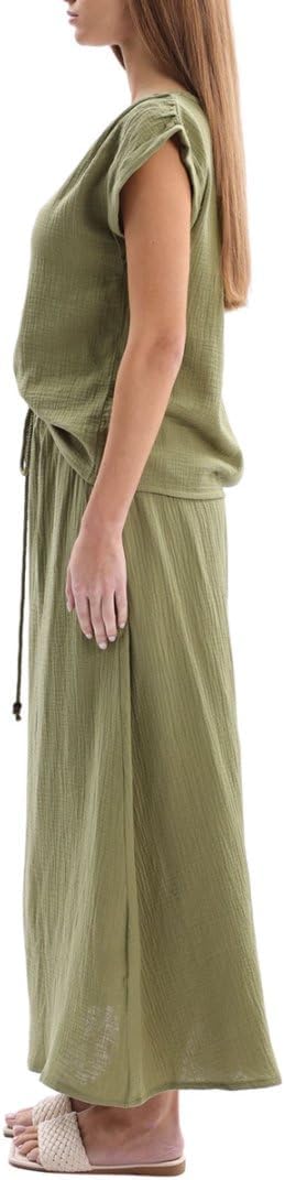 Women's Crepe Cotton Gauze 2 Piece Skirt Sets