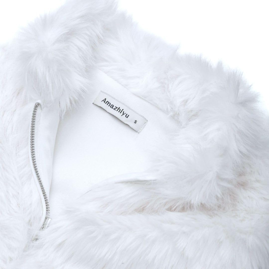 Women's Faux Fur Zip Up Vest