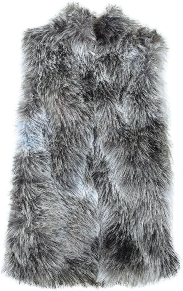 Women's Faux Fur Zip Up Vest