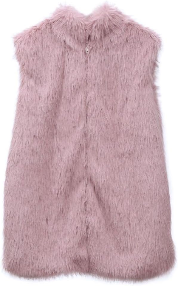 Women's Faux Fur Zip Up Vest