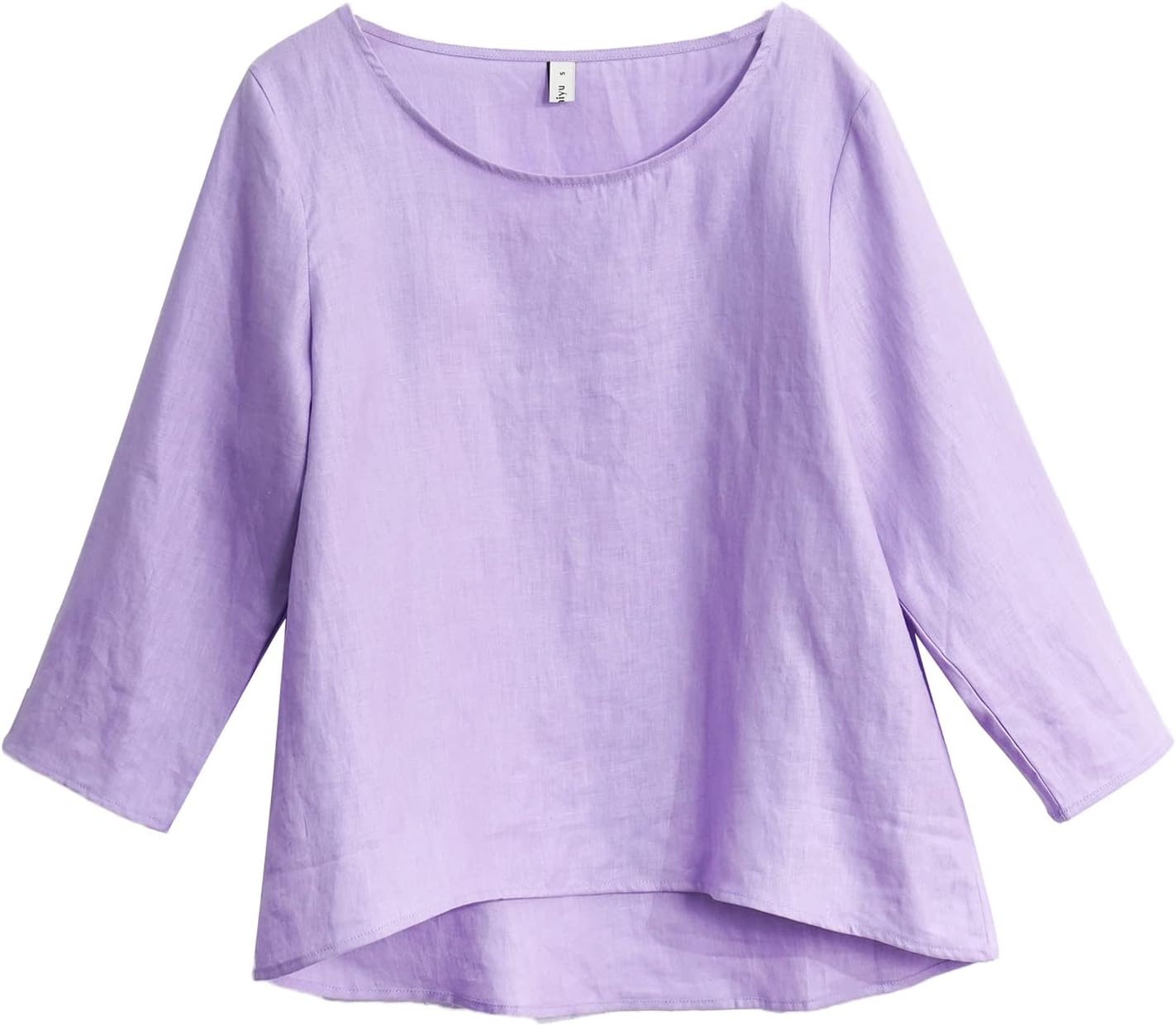 Women's 100% Linen 3/4 Sleeve Blouse