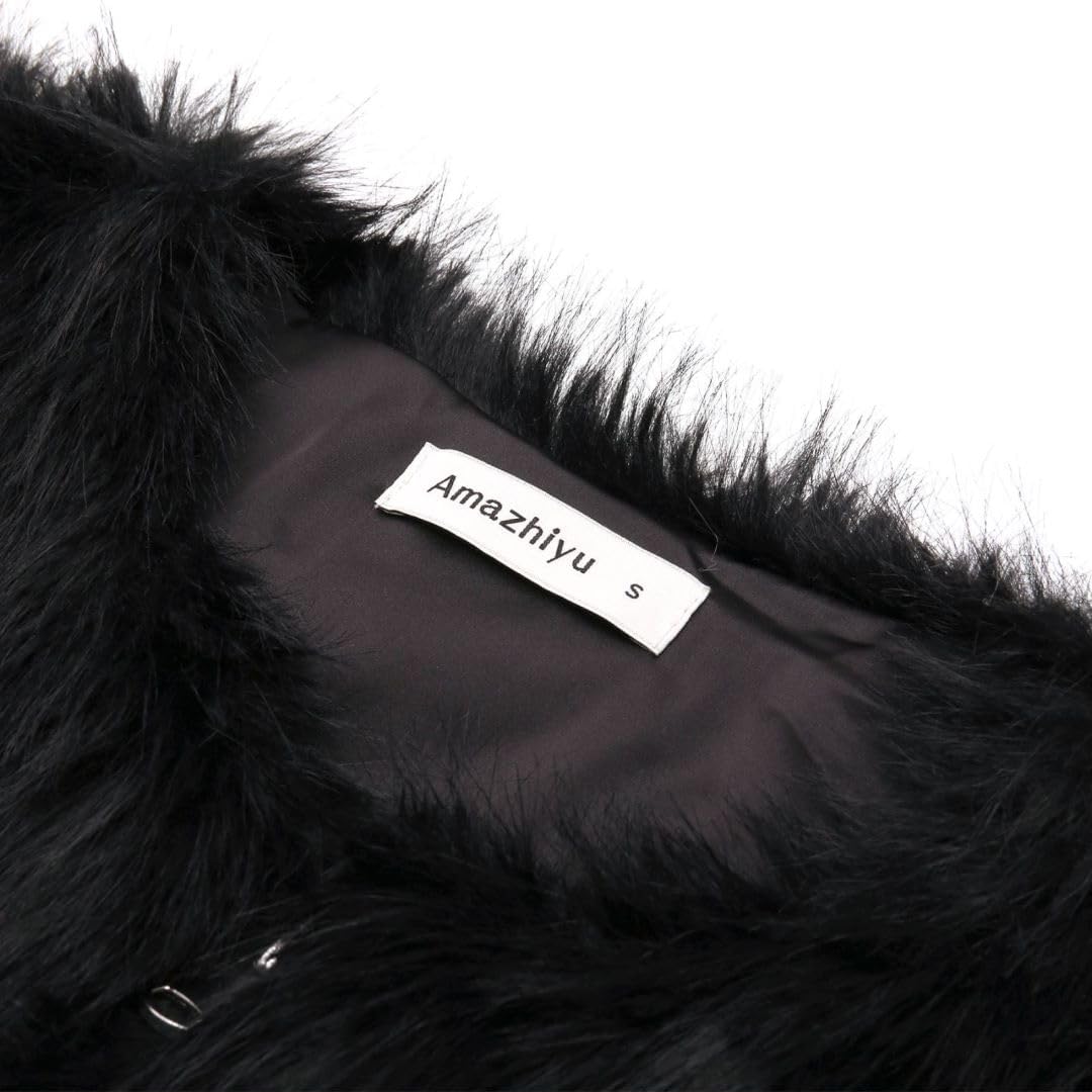 Women's Faux Fur Zip Up Jacket
