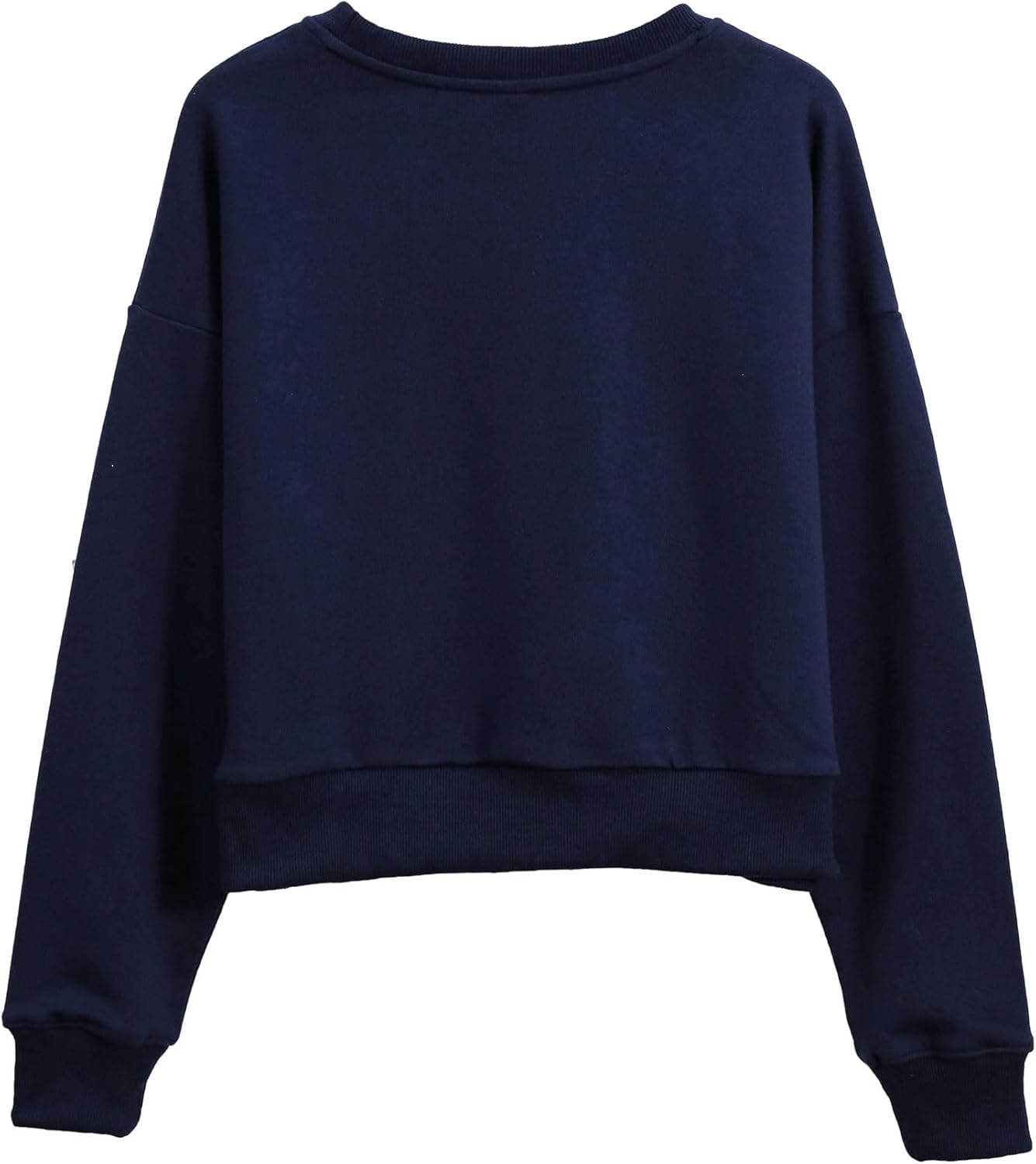 Women's Pullover French Terry Cropped Sweatshirt
