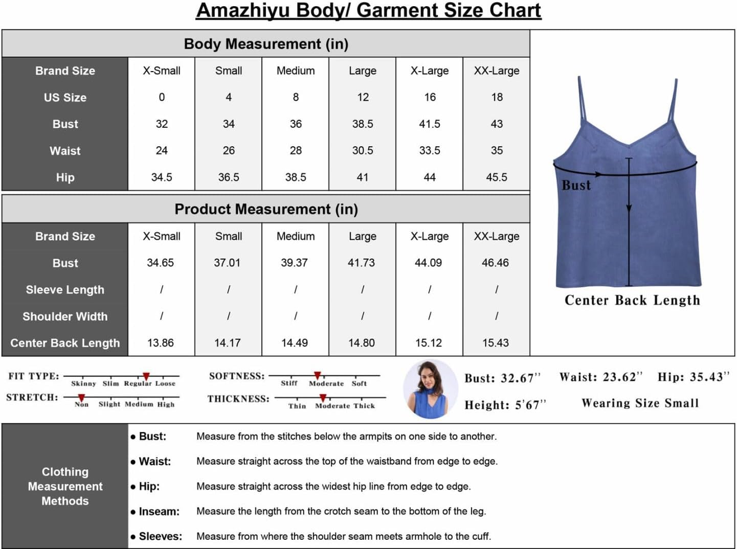Women's 100% Linen Camisole Tank Top Adjustable Strap Tops