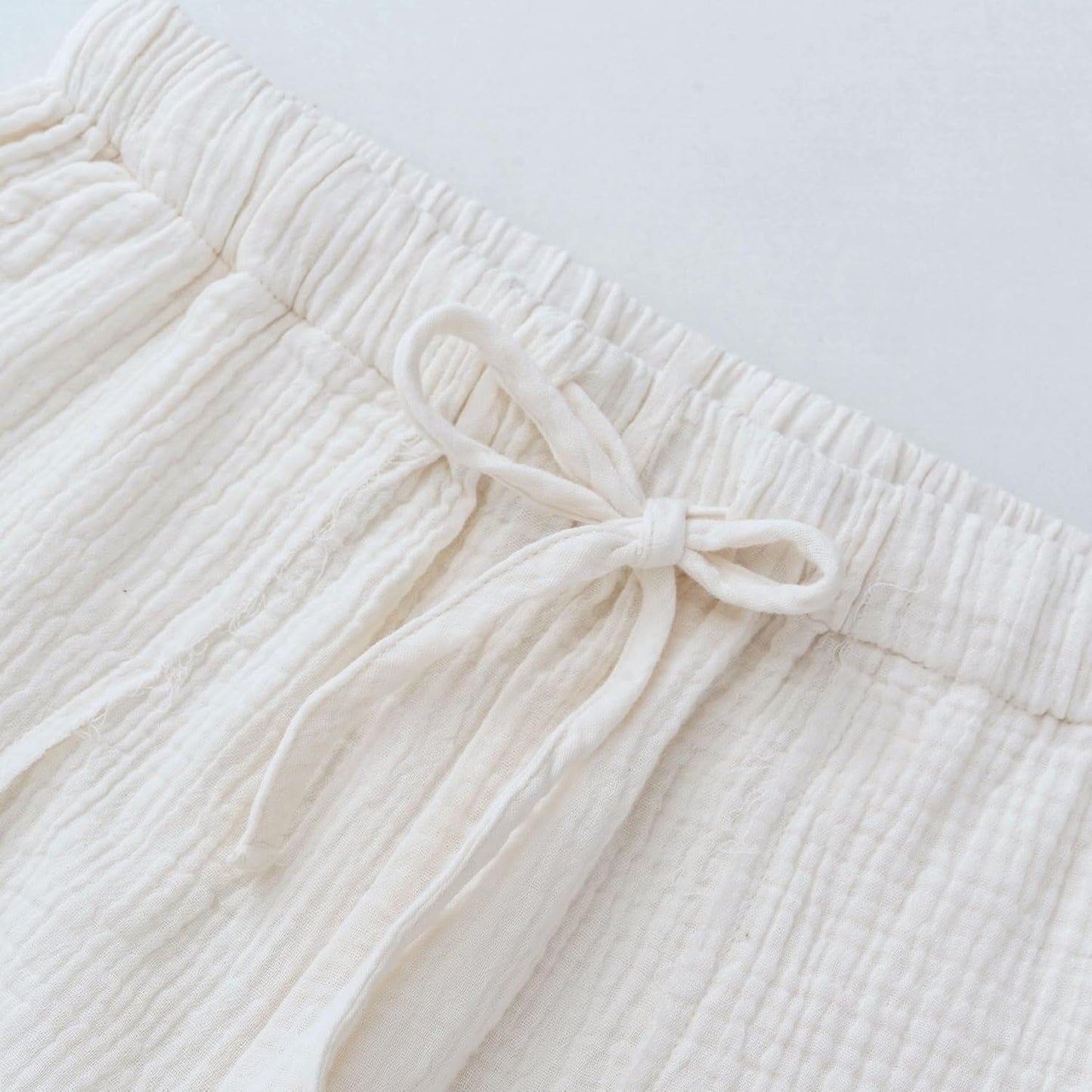 Women's Cotton Summer Flowy High Waist Lounge Shorts