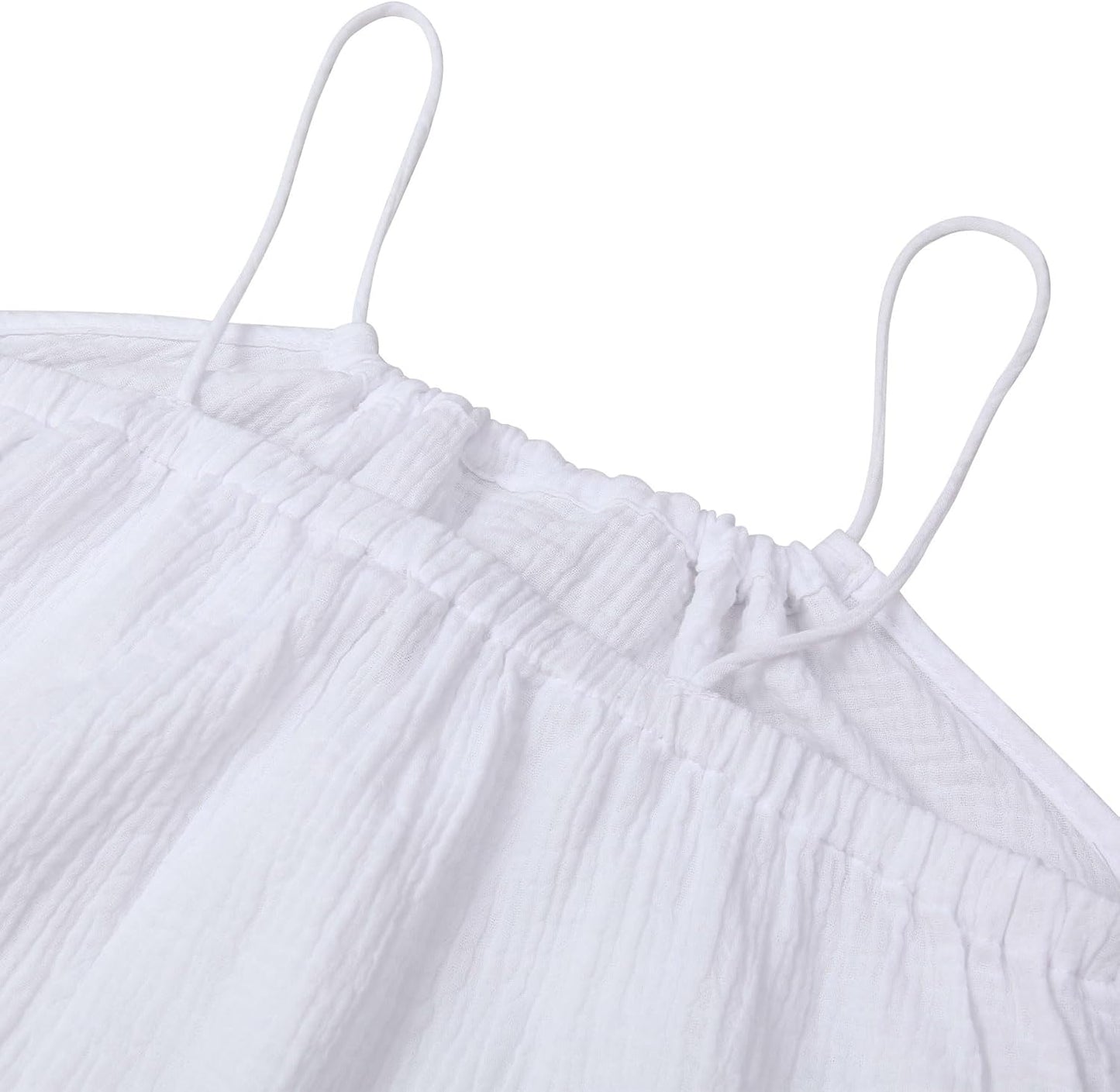 Women's Cotton Gauze Summer 2 Piece Outfits Lounge Pajama Set