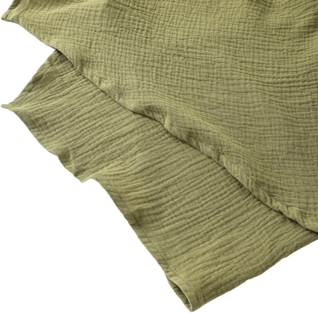 Women's Cotton Gauze Draped Open Asymmetric Cardigan
