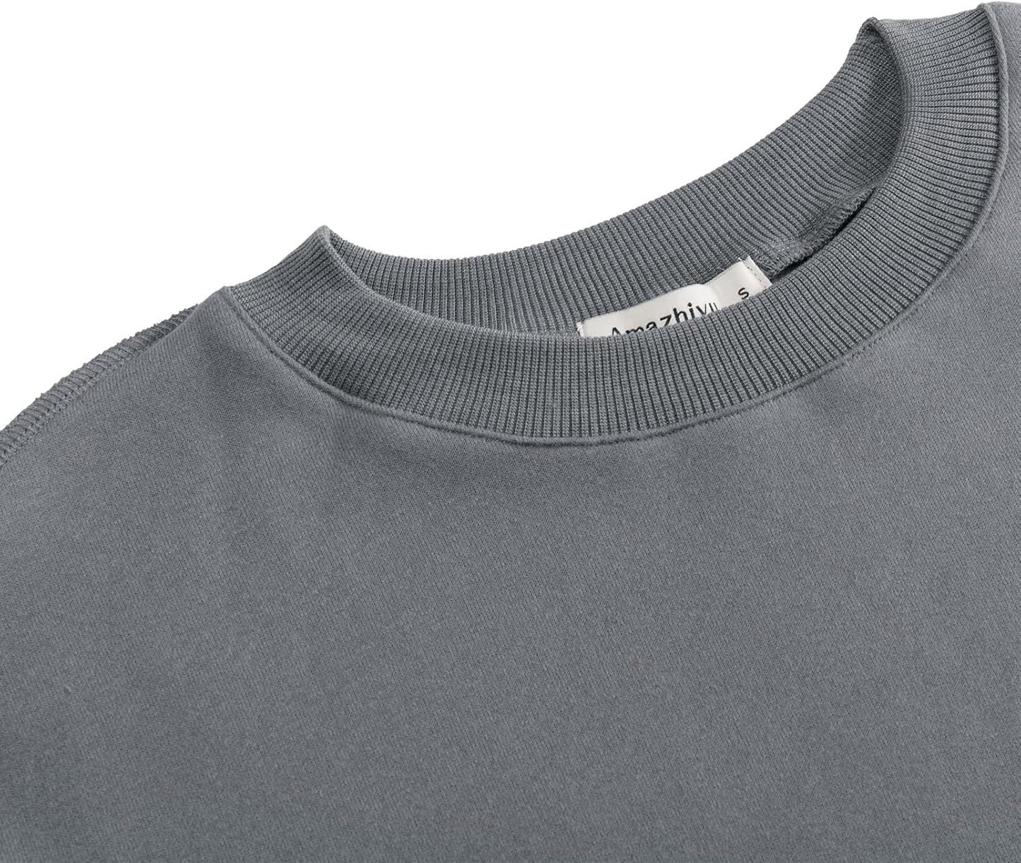 Women's Fleece Raw-cut Cropped Sweatshirt