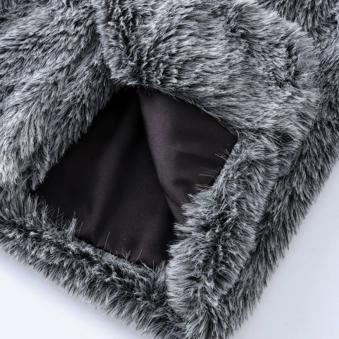 Women's Faux Fur Lapel Coat