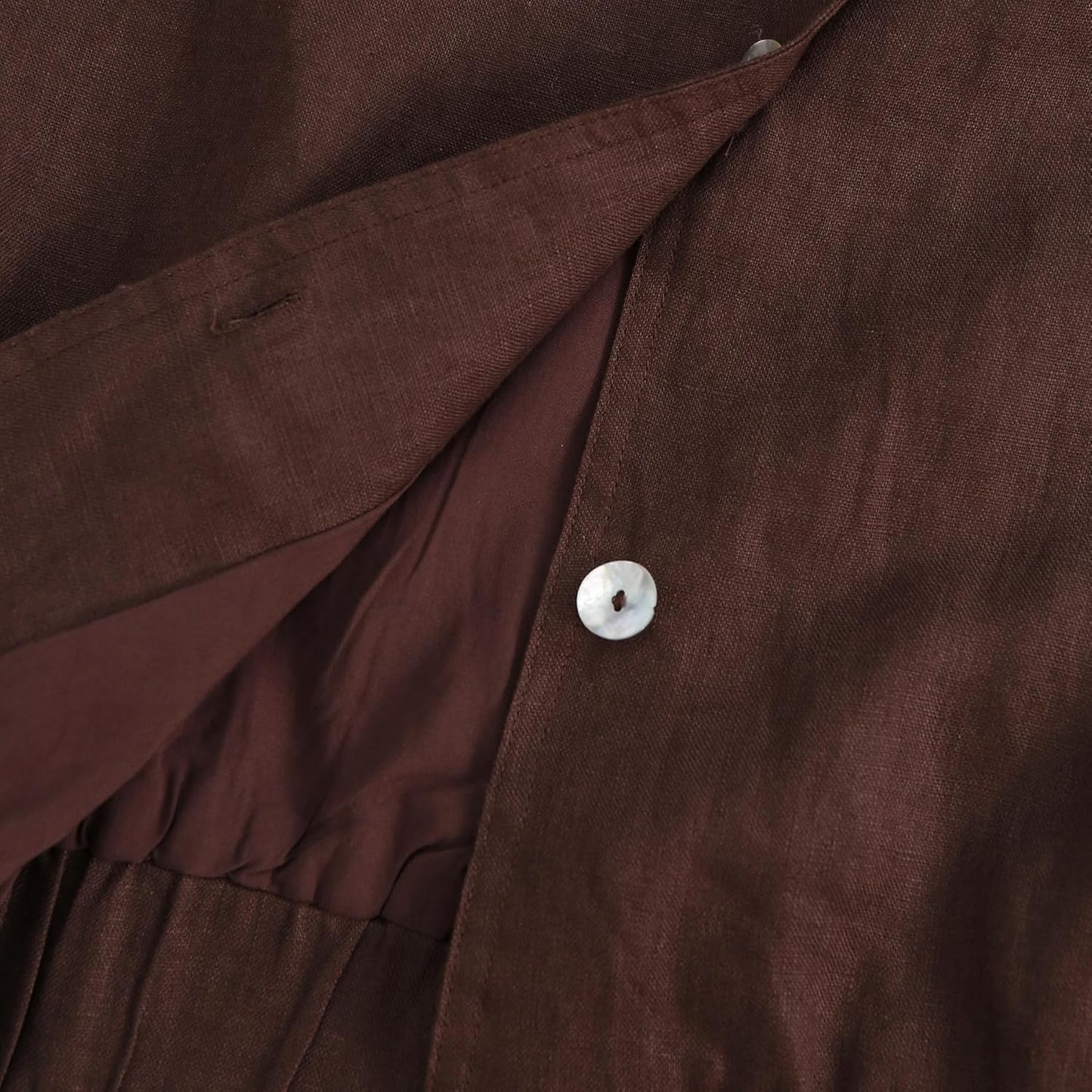 Women's 100% Linen Button Down Bomber Jacket