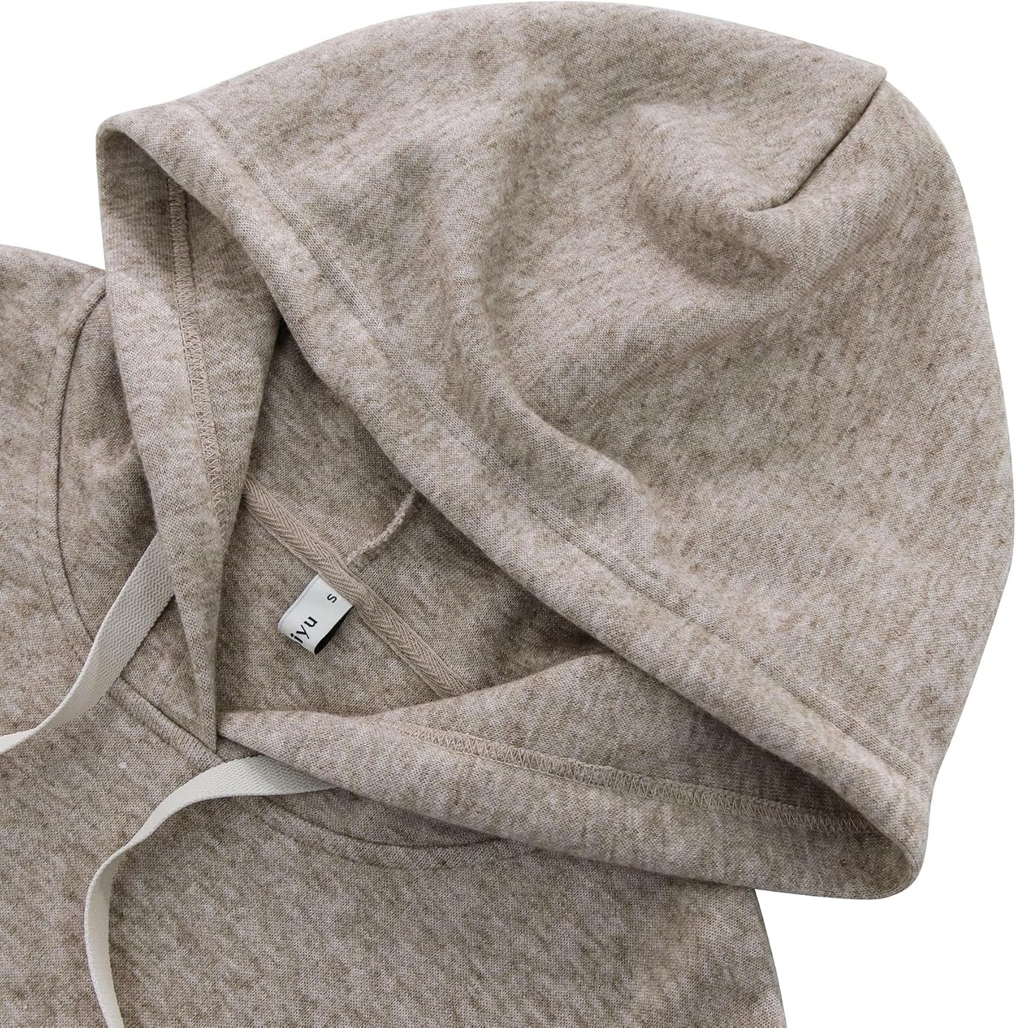 Women‘s Cropped Hoodie Casual Sweatshirt with Hood