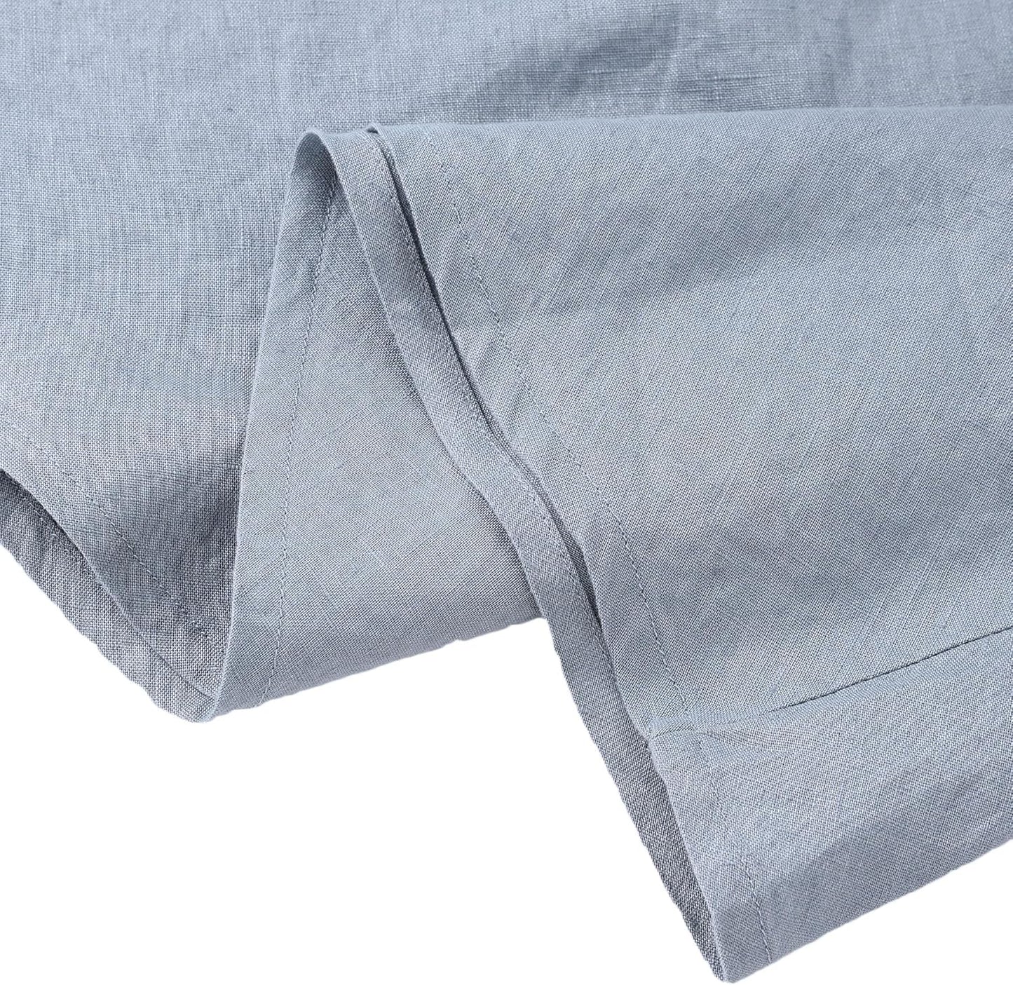 Women's 100% Linen Drawstring A-Line Midi Skirt