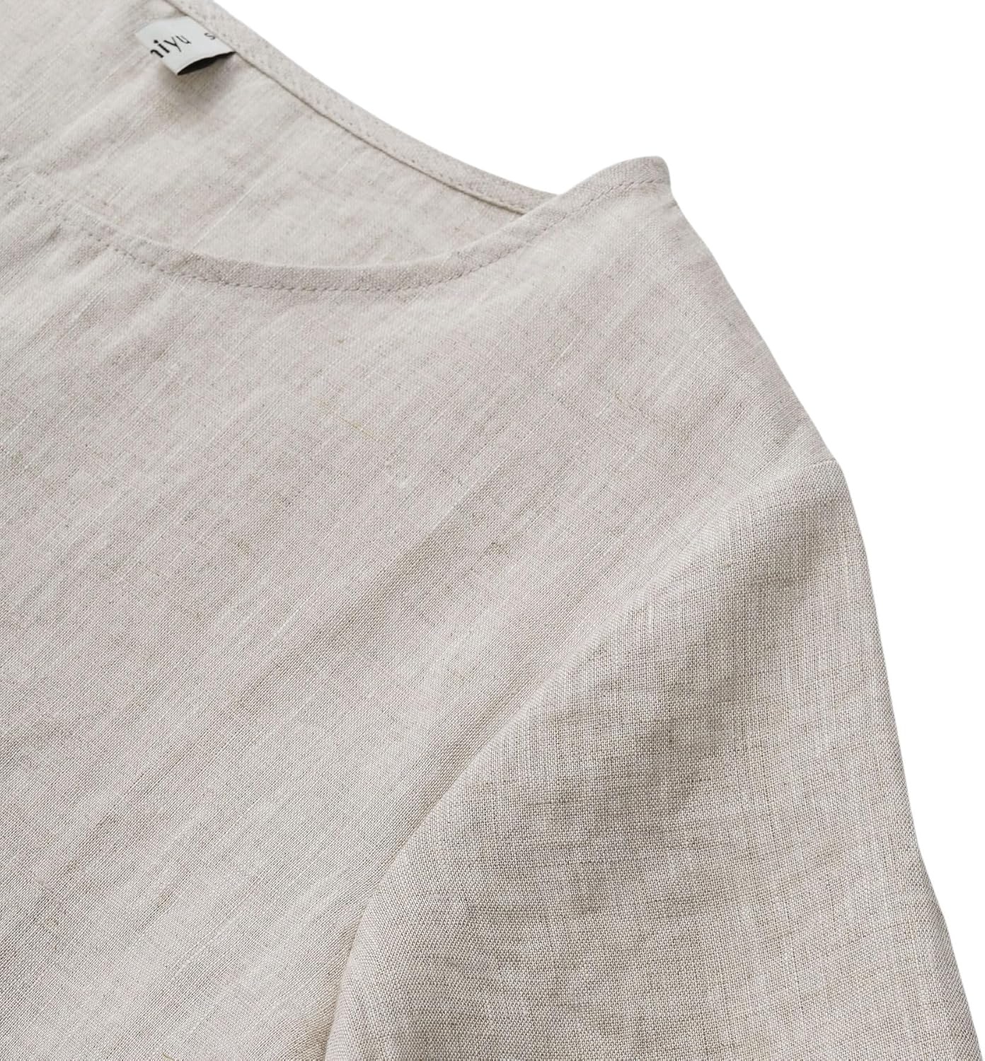 Women's 100% Linen 3/4 Sleeve Blouse