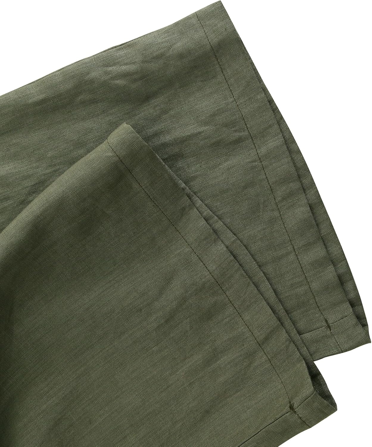 Women's 100% Linen Wide Leg Pants with Pockets