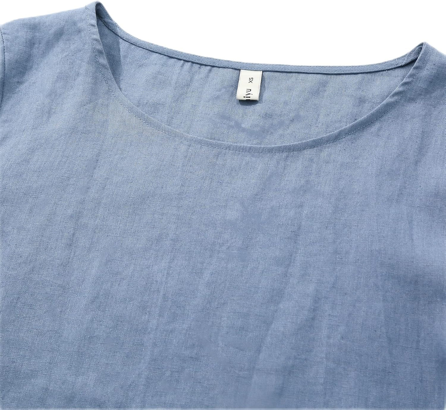 Women's 100% Linen 3/4 Sleeve Blouse