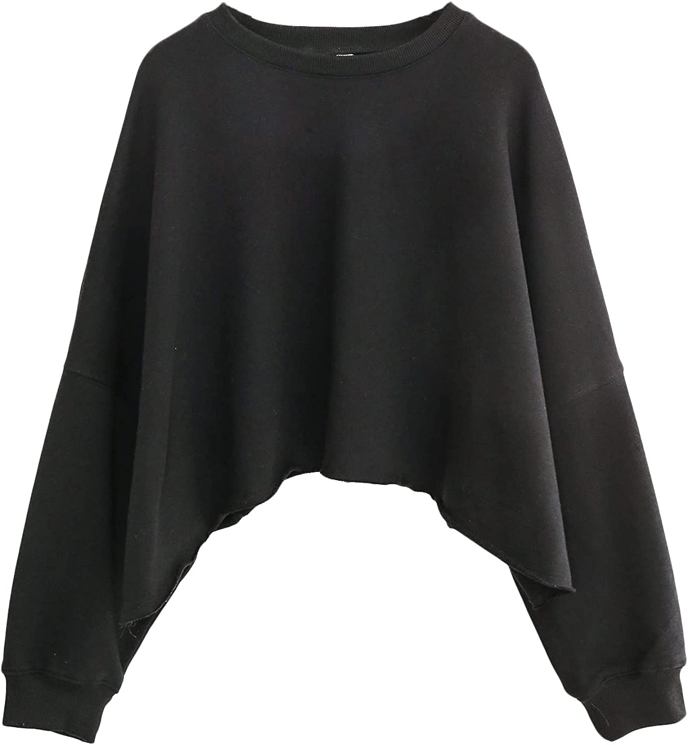 Amazhiyu Women’s Oversize Cropped Hoodie