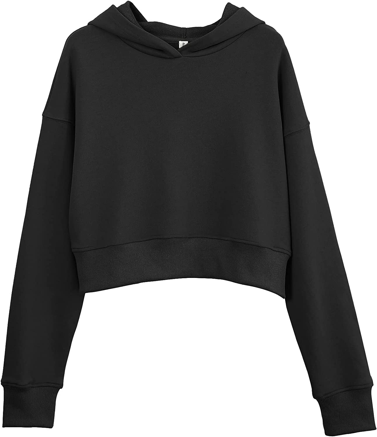 Amazhiyu Women’s Cropped Hoodie with Hood