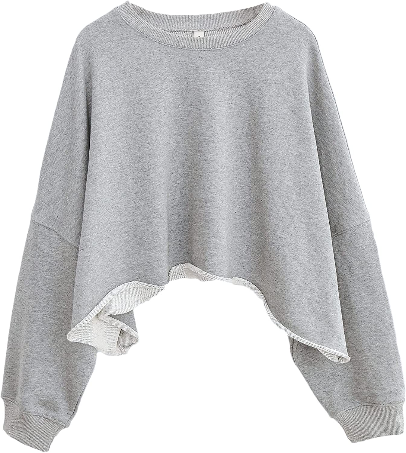 Amazhiyu Women’s Oversize Cropped Hoodie