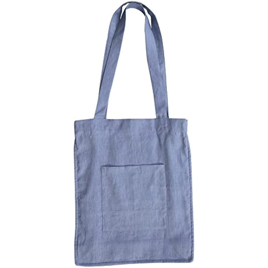 Pure Linen Reusable Grocery Tote Bags