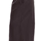 Women's Linen High Waisted Split Raw Hem A-Line Midi Skirts