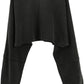Women's Acid Washed High Cropped Sweatshirt
