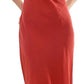 Amazhiyu Women's 100% Linen Splits Bodycon Halter Maxi Dress