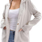 Women's 100% Linen Notched Button Blazer Jackets