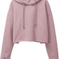 Women's Fleece Drawstring Cropped Hoodies with Hooded
