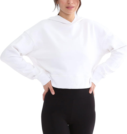 Women's Cotton French Terry Cropped Hoodies
