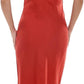 Amazhiyu Women's 100% Linen Splits Bodycon Halter Maxi Dress