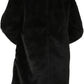 Women's Faux Fur Longline Long Duster Coat