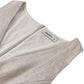 Women's 100% Linen V Neck Tie Front Sleeveless Mini Tank Dress