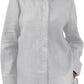 Women' s 100% Linen Button Down Shirt