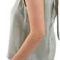 Women's 100% Linen Tie Back Sleeveless Tank Tops
