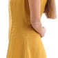 Women's 100% Linen Square Neck Sleeveless Mini Tank Dresses