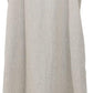 Pure Linen V Neck Midi Spaghetti Strap Slip Dress