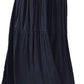 Pleated A Line High Waist Midi Skirt