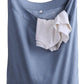 100% Linen Over The Door Laundry Hanging Hamper Bag