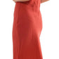 Amazhiyu Women's 100% Linen Splits Bodycon Halter Maxi Dress