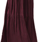 Women's Pleated A Line Flowy Midi Skirt