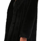 Women's Faux Fur Longline Long Duster Coat