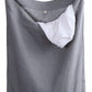 100% Linen Over The Door Laundry Hanging Hamper Bag