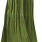 Women's Pleated A Line Flowy Midi Skirt
