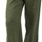 Women's 100% Linen Wide Leg Pants with Pockets