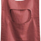 100% Linen Door Hanging Laundry Hamper Bag, 19x27 Inches (Linen)