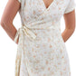 Women's Cotton Gauze Wrap Mini Dress